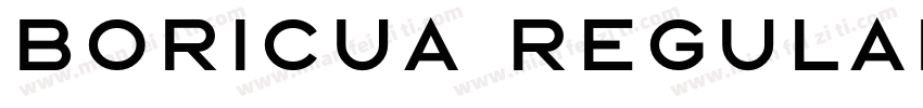 Boricua Regular字体转换